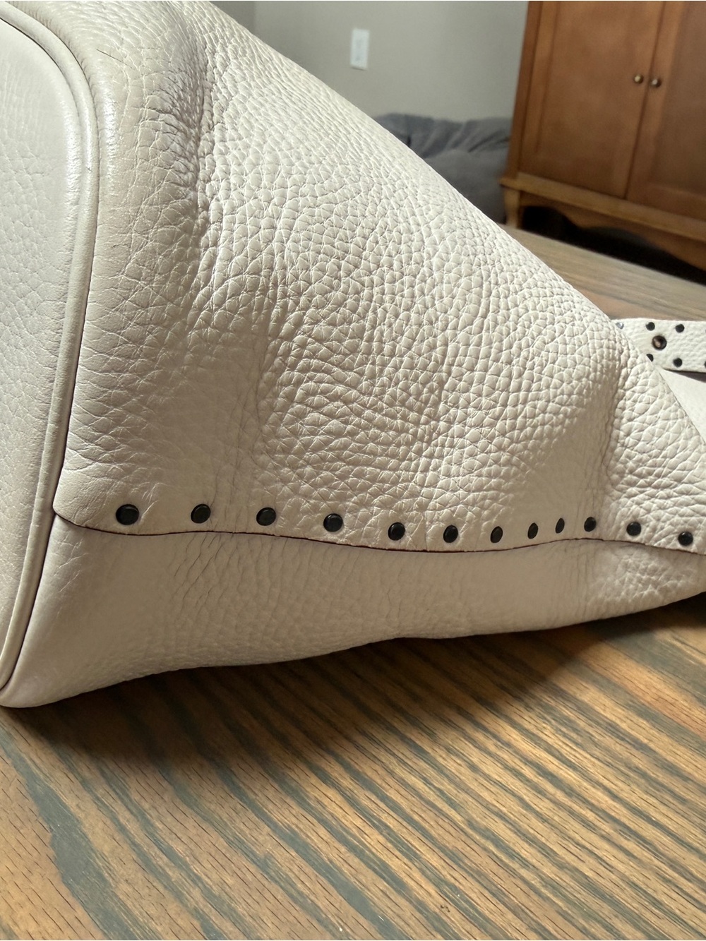 Coach Duffle Bag with Tea Rose and Rivets - Picture 9 of 13